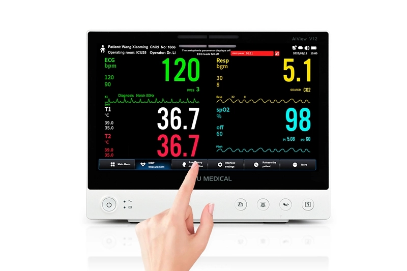 Können Patienten monitore in die Telemedizin integriert werden, um Fern überwachung und Diagnose bereit zustellen?